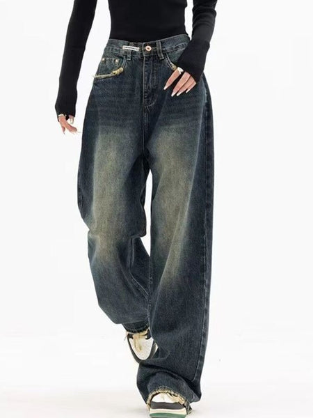 Vintage Drawstring Pants Y2K Baggy Cargo Pants Women Loose Wide Leg Pants  Low Rise Sweatpants Oversized Joggers Women Parachute Pants Y2K Preppy  Aesthetic Outfi…