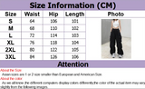 Getadme Women Y2K Cargo Pants Solid Low Waist Sweatpants Drawstring Wide Leg Baggy Trousers 2023 Summer Streetwear Punk Casual Tech Pant