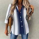 GETADME Autumn & Spring Long Sleeve Shirts For Women Elegant 3d Horse Printed Single-Breasted Lapel Tops 2024 New Button Basic Shirts