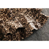 Getadme Sexy Leopard Print Pleated Skirt for Women Y2k Mini Skirt Harajuku Hot New Skirts for Women Fashion Short High Waist Hip Skirt