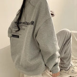 Getadme New Oversized Hoodie Women Sweatshirts Long Sleeve Hoodies Casual Letter Print Loose Pullovers Harajuku Sweatshirt Female Ins