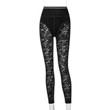 Leggings For Women Sexy Lace Solid Long Women Pants New Autumn Lace Fight Receiving Waist Tight-fitting Hip Pants