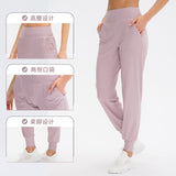 Women Loose Yoga Pants Running Sports Training Trousers with Pocket Casual Quick Dry Fitness Pants