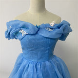 Getadme-Cinderella Quinceanera Dresses New Princess Elegant Sweet Prom Dress Sweetheart Neck Off The Shoulder Vestidos