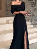 Vestidos De Fiesta Elegantes Para Mujer 2023 Long Dresses Sexy Dress Summer Evening Black Formal Occasion Party  Robe for Women