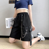 Women Summer Fashion Korea Style Solid Color Wide Leg High Quality Short s Women Casual Loose Harajuku Shorts