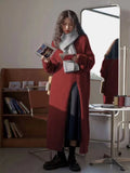 Oversized Sweater Pullover Long Sweater Women Dress New Korean Fashion Long Sleeve Top Side Slit O Neck Autumn Sweater Dress