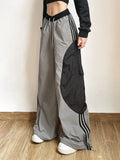 Getadme -Y2K Women Streetwear Techwear Cargo Korean Parachute Track Pants Tech Sweatpants Oversize Wide Leg Joggers Trousers Clothes